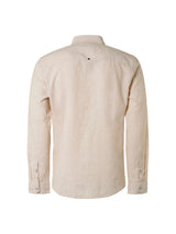 Shirt 2 Colour Melange With Linen | Sand