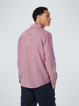 Shirt 2 Colour Melange With Linen | Mauve