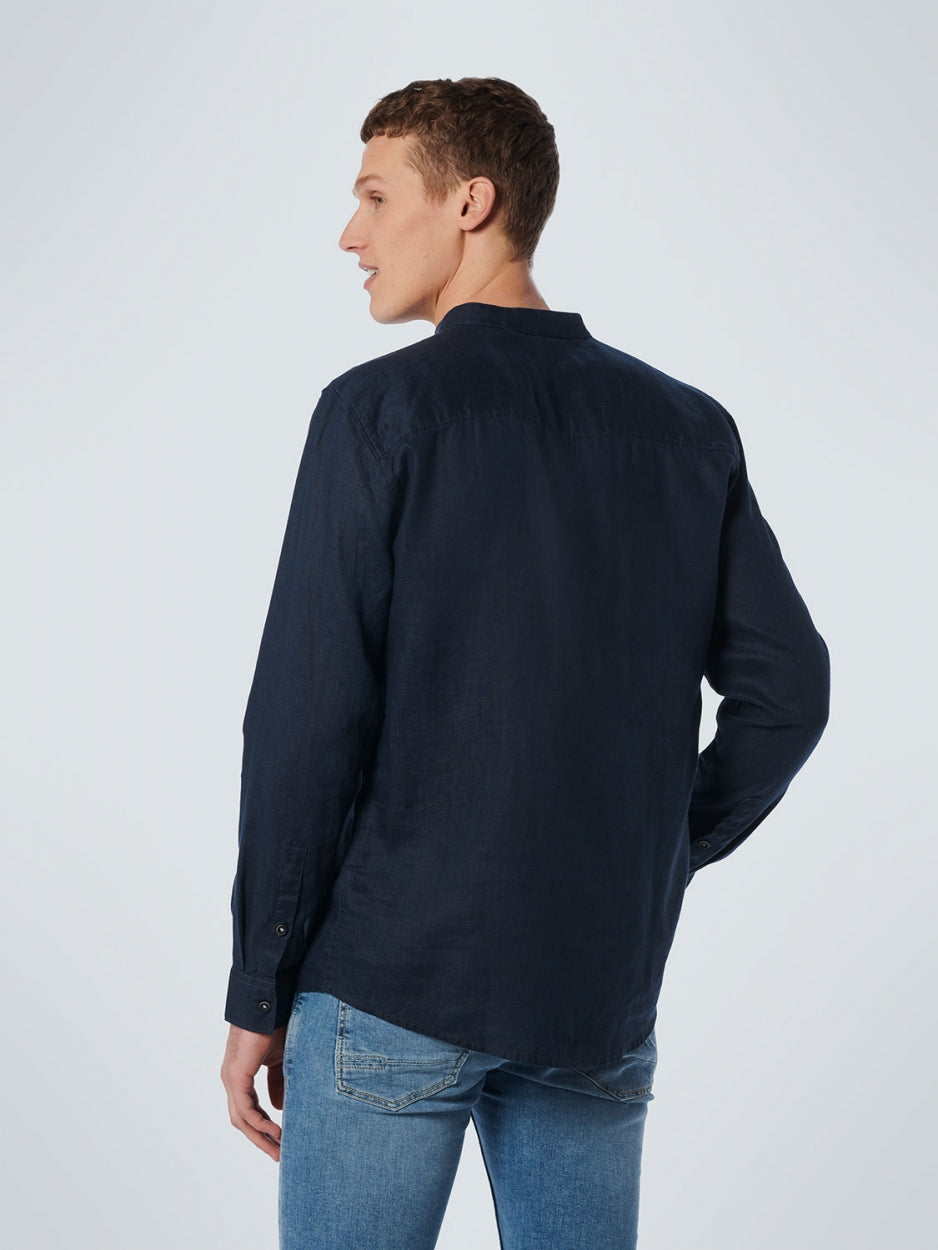 Shirt Granddad Linen Solid | Night