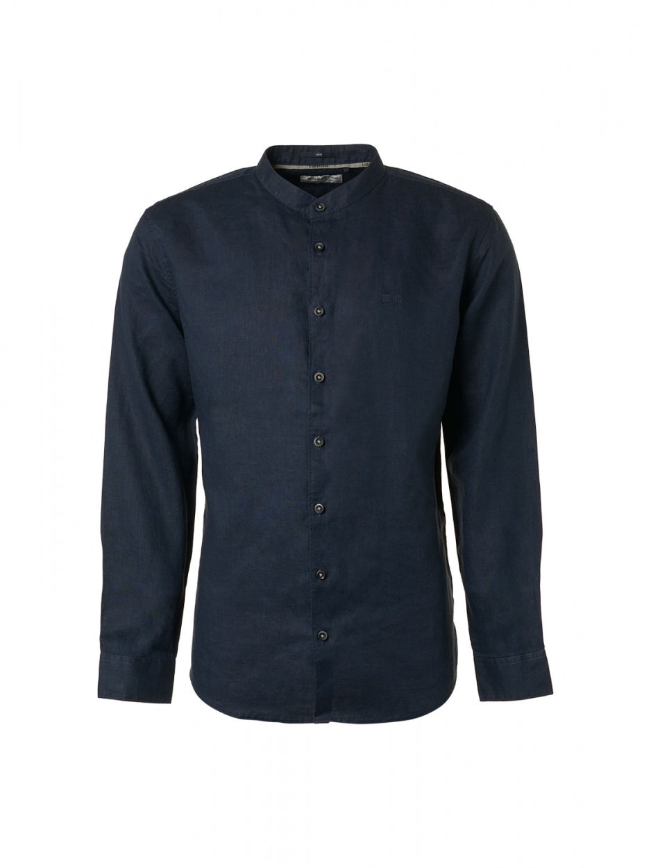 Shirt Granddad Linen Solid | Night