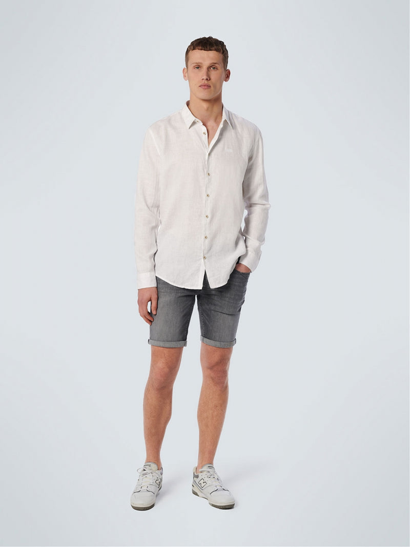 Shirt Linen Solid | White
