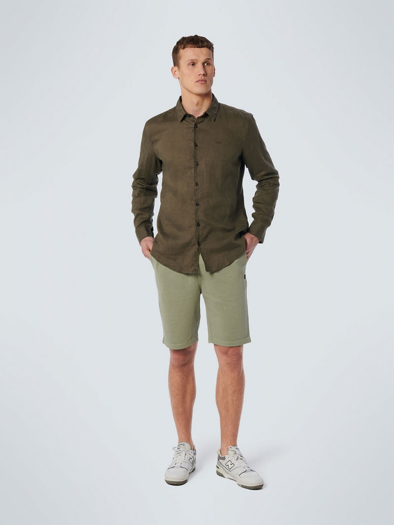 Shirt Linen Solid | Army