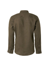 Shirt Linen Solid | Army
