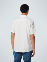 Shirt Short Sleeve Linen Solid | White