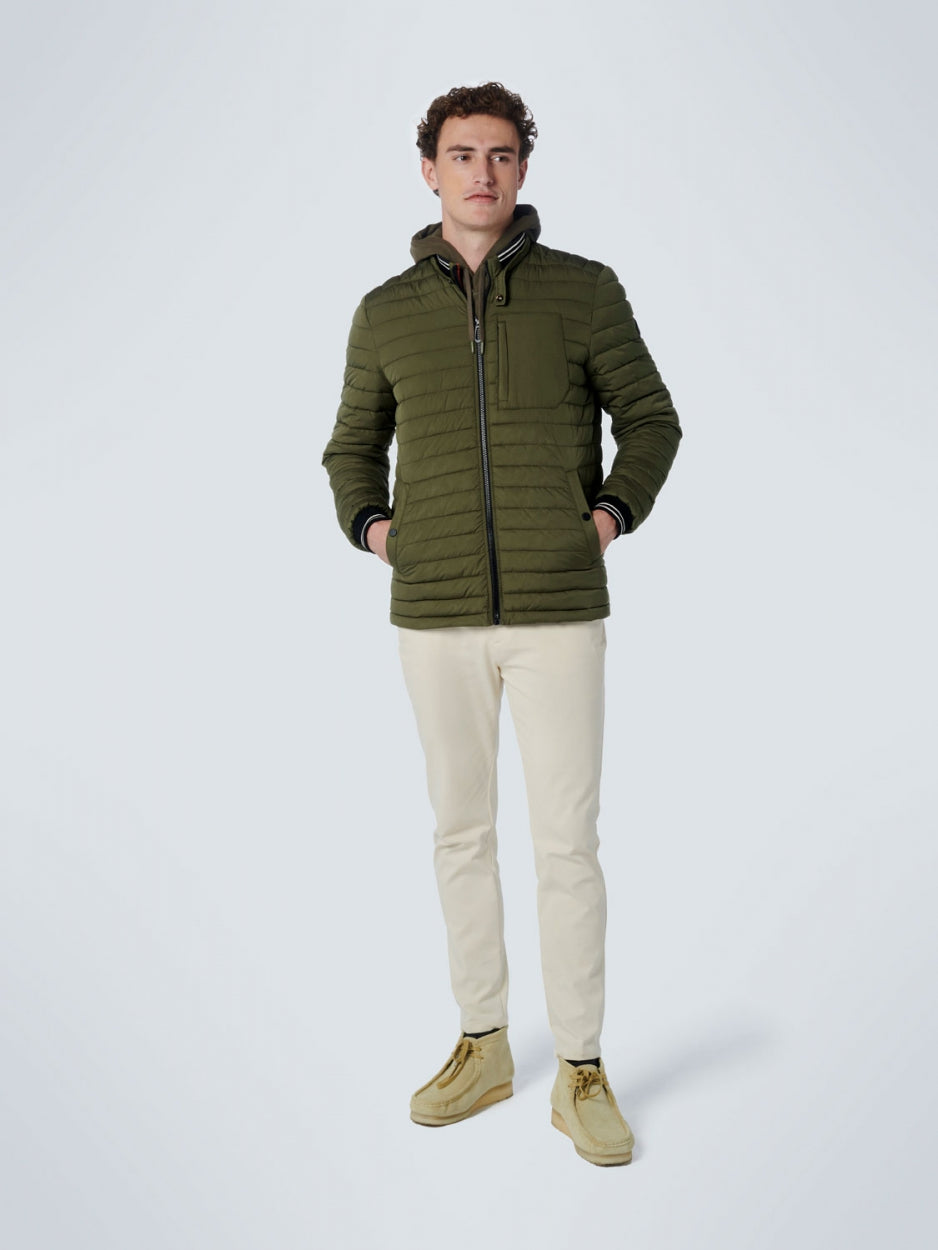Jacket Short Fit Padded | Army