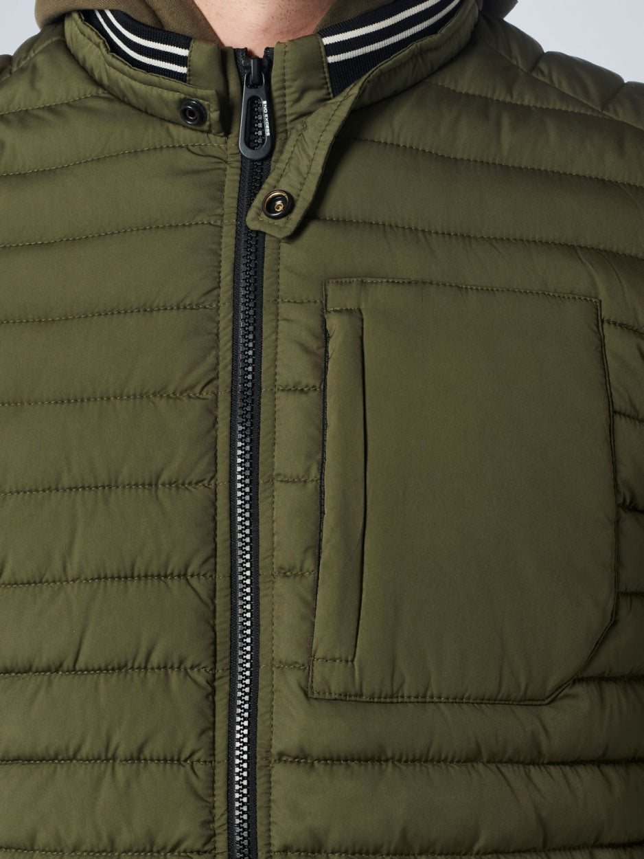 Jacket Short Fit Padded | Army