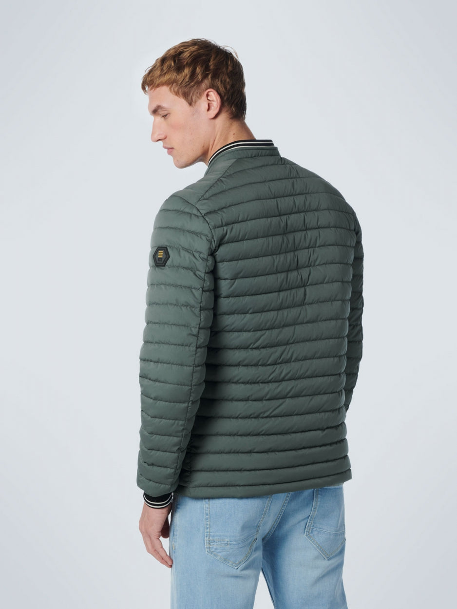 Jacket Short Fit Padded | Dark Seagreen