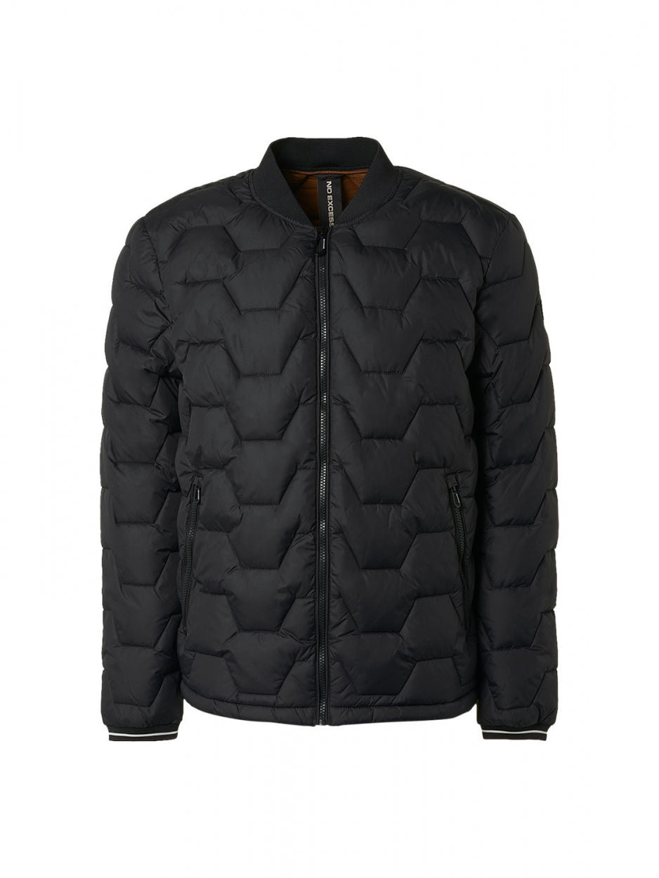 Jacket Short Fit Padded | Black