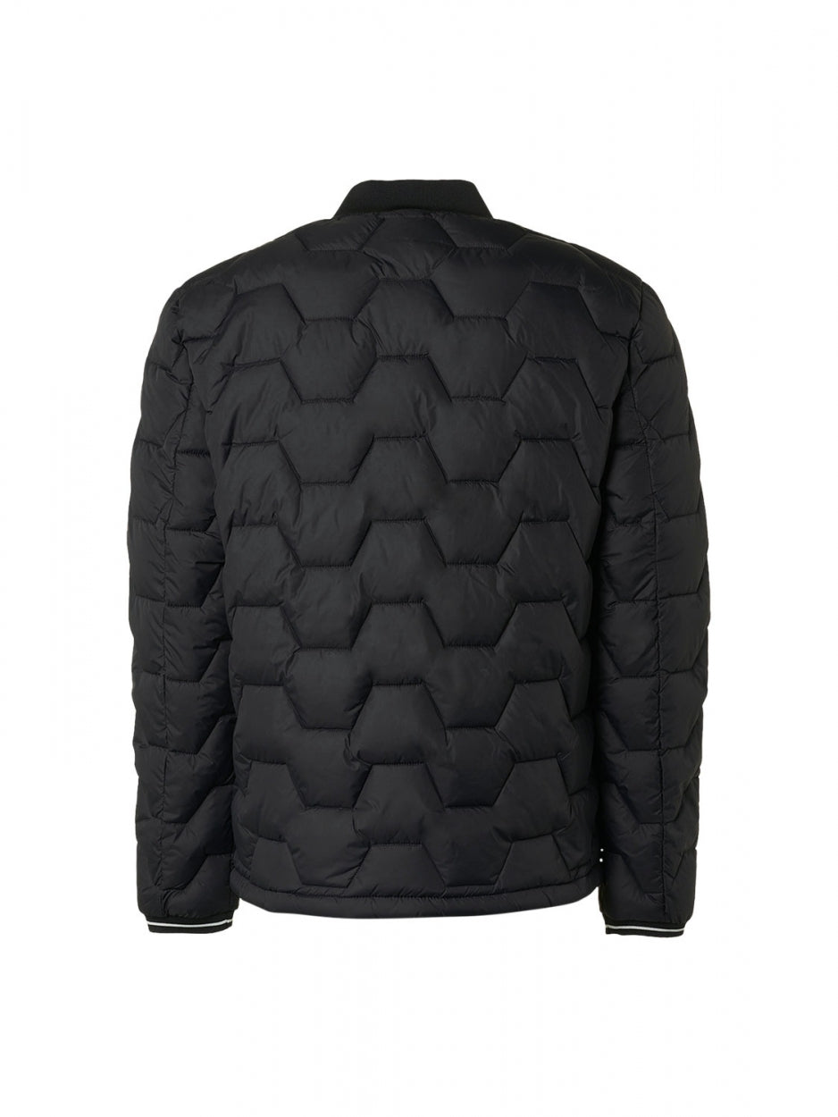 Jacket Short Fit Padded | Black