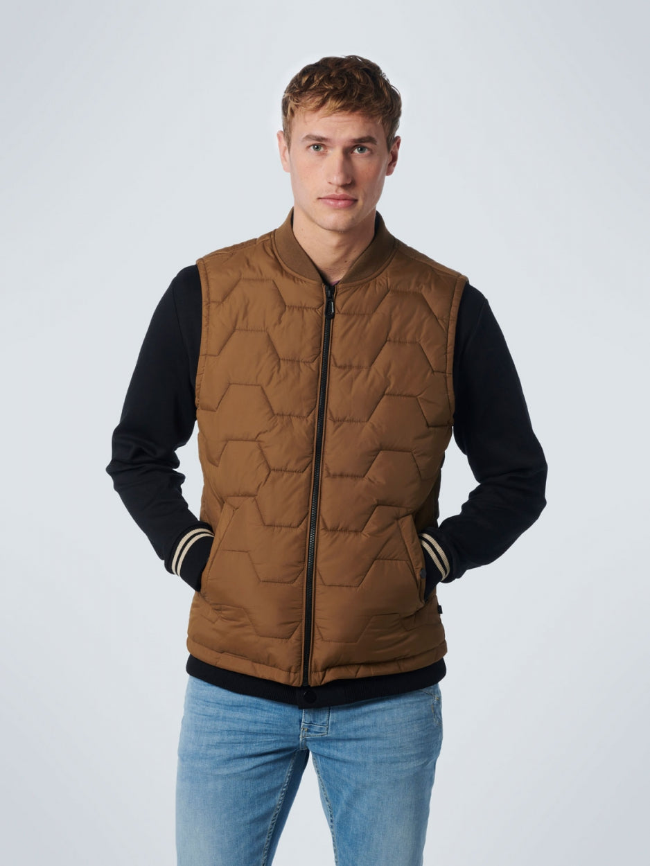 Bodywarmer Hood Padded | Earth