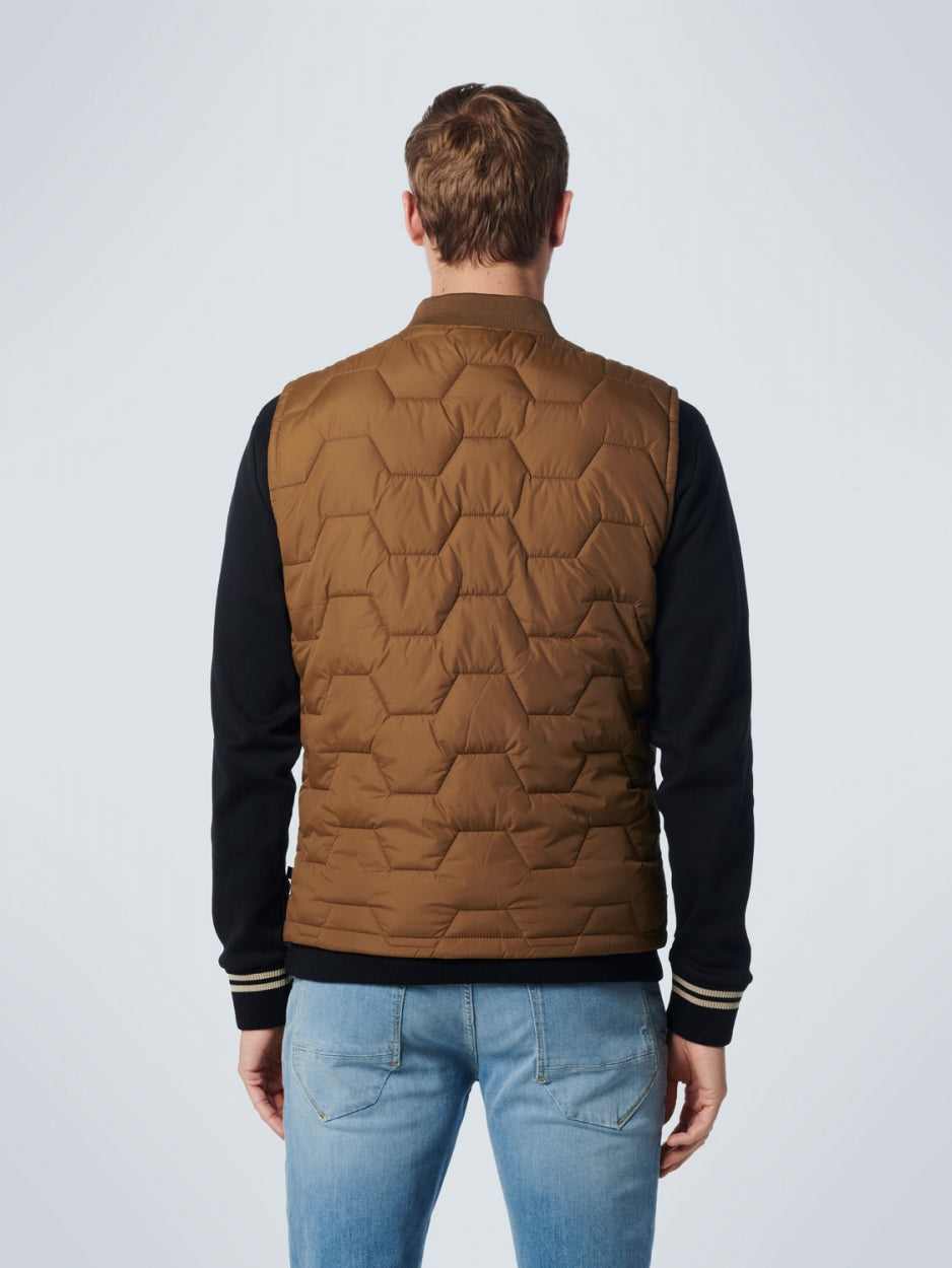Bodywarmer Hood Padded | Earth
