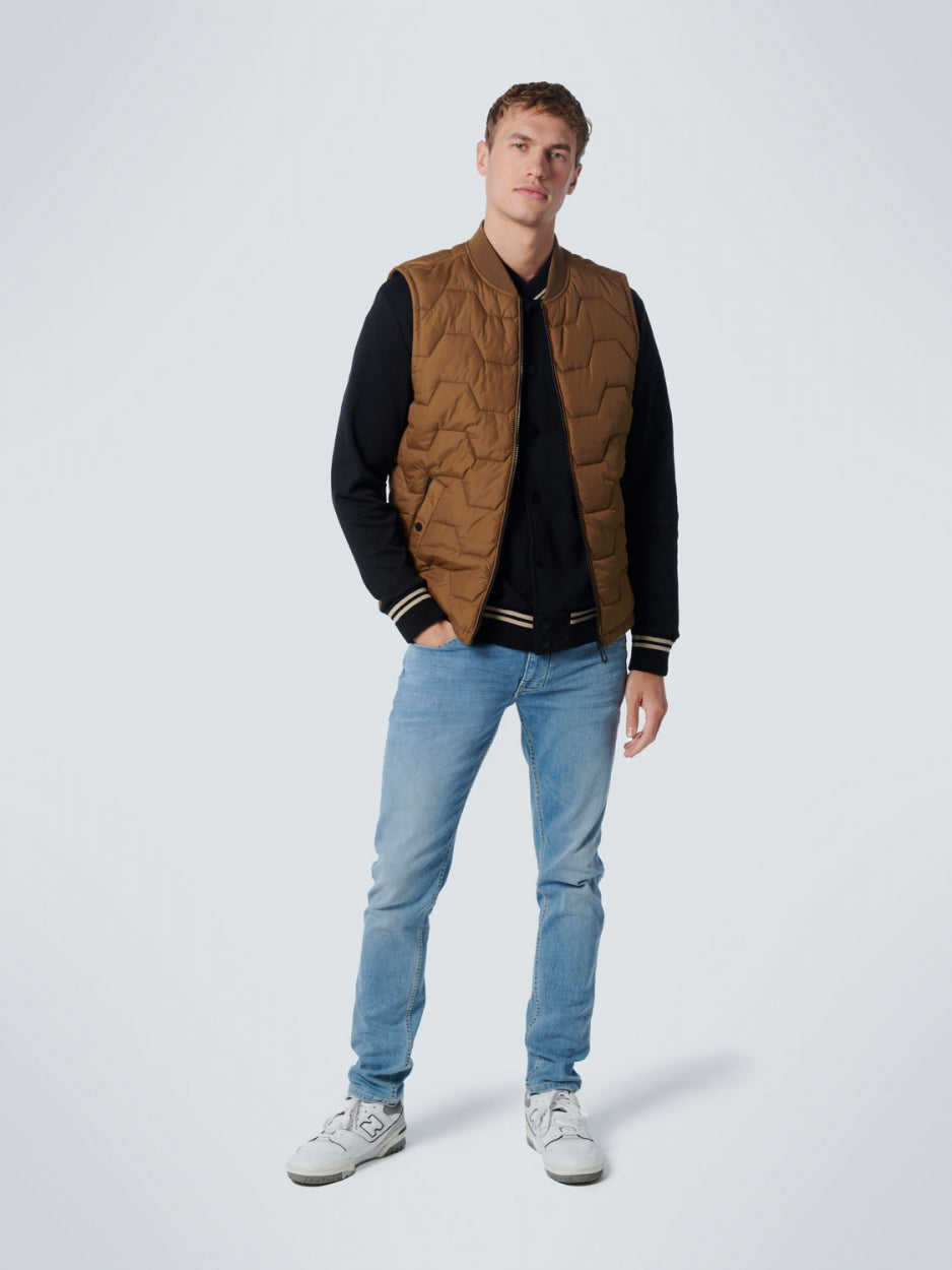 Bodywarmer Hood Padded | Earth