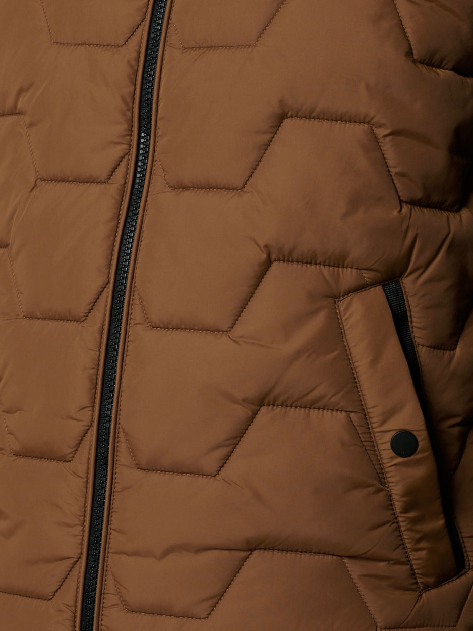 Bodywarmer Hood Padded | Earth