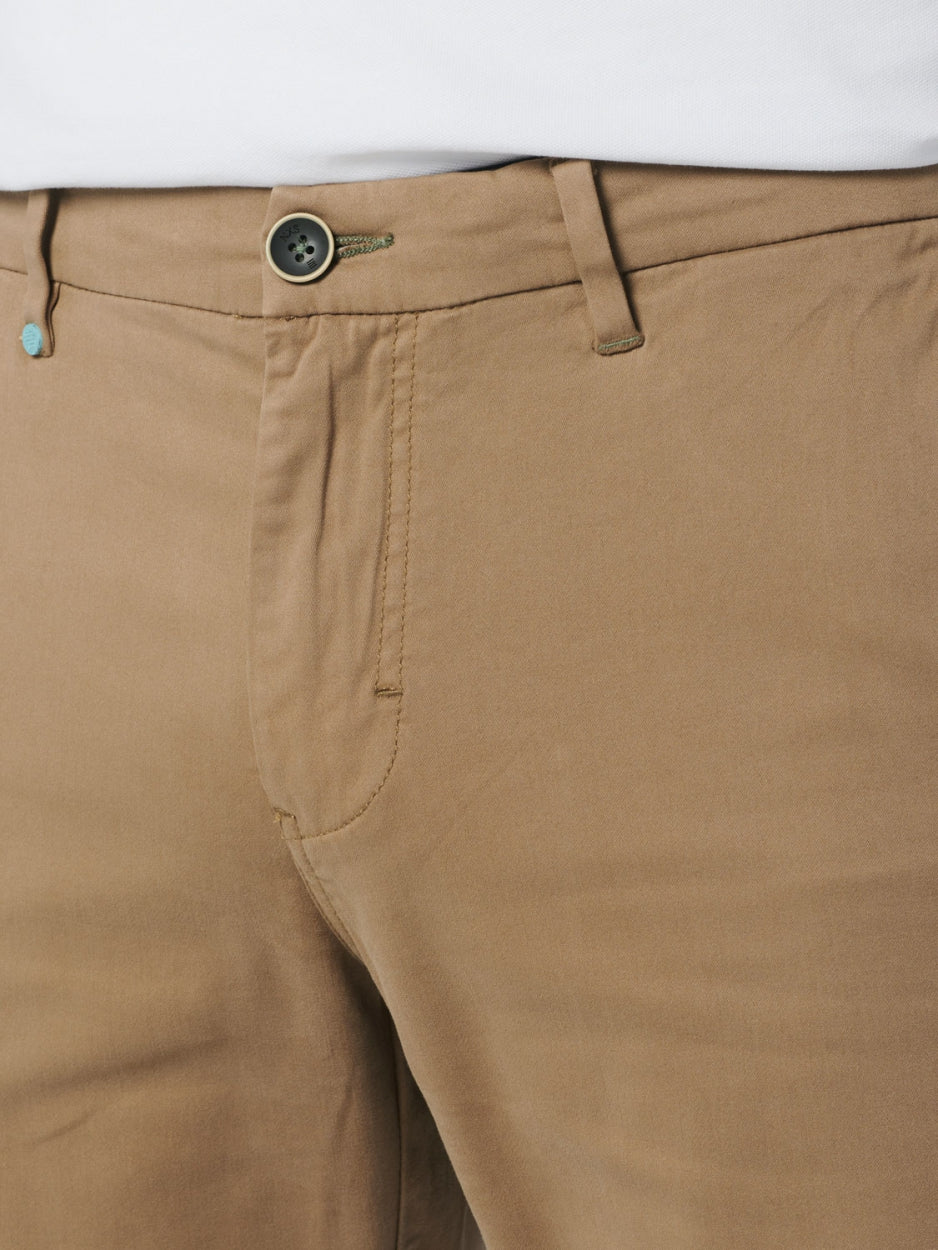 Pants Chino Garment Dyed Stretch | Khaki