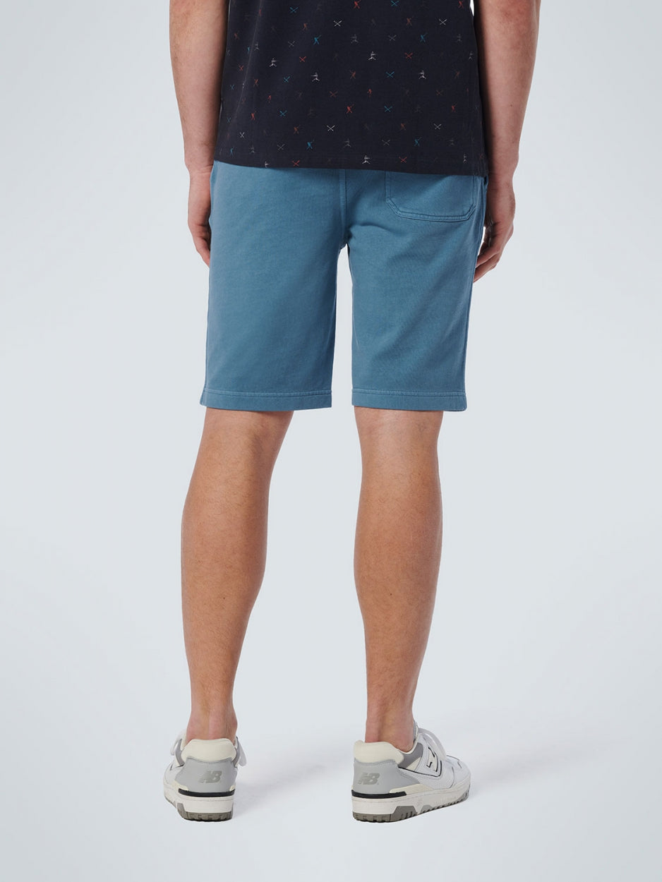 Short Sweat Garment Dyed | Blue