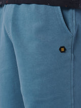 Short Sweat Garment Dyed | Blue