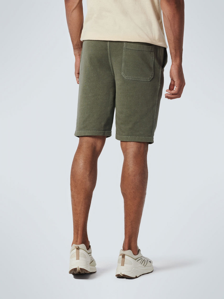 Short Sweat Garment Dyed | Army