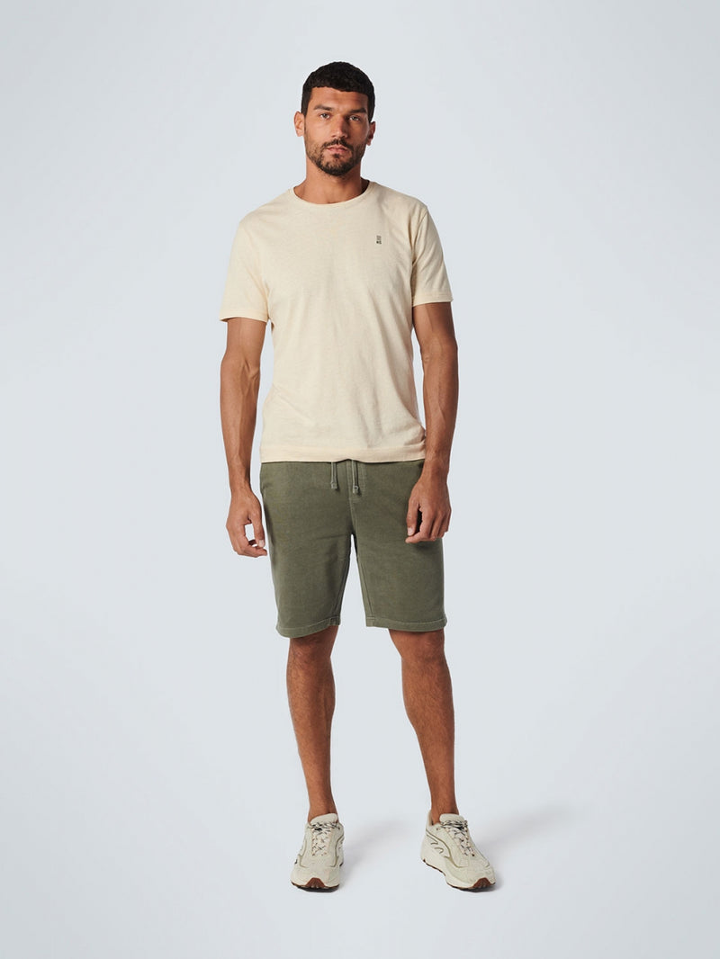 Short Sweat Garment Dyed | Army