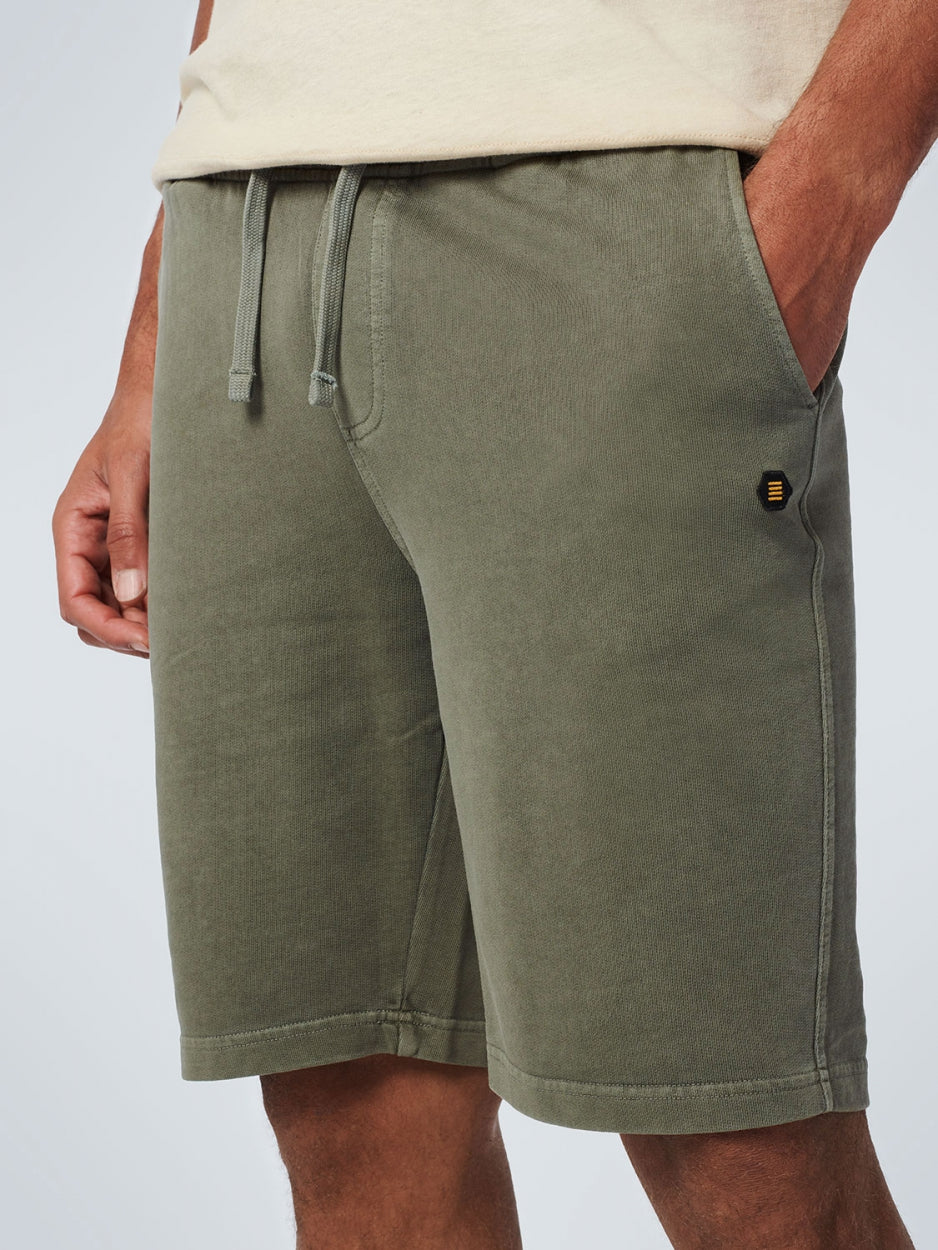 Short Sweat Garment Dyed | Army