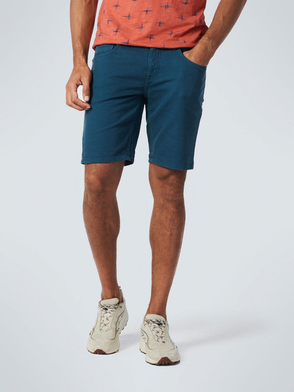 Short Coloured JOG Stretch | Carbon Blue