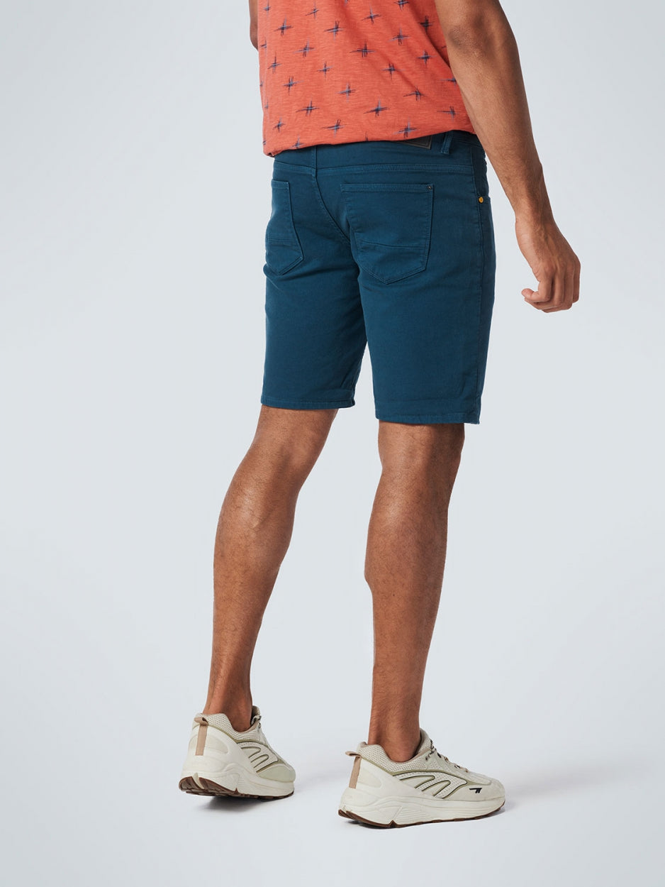 Short Coloured JOG Stretch | Carbon Blue