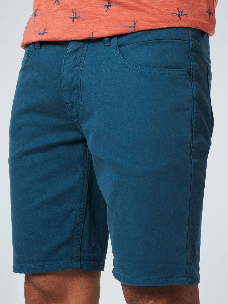 Short Coloured JOG Stretch | Carbon Blue