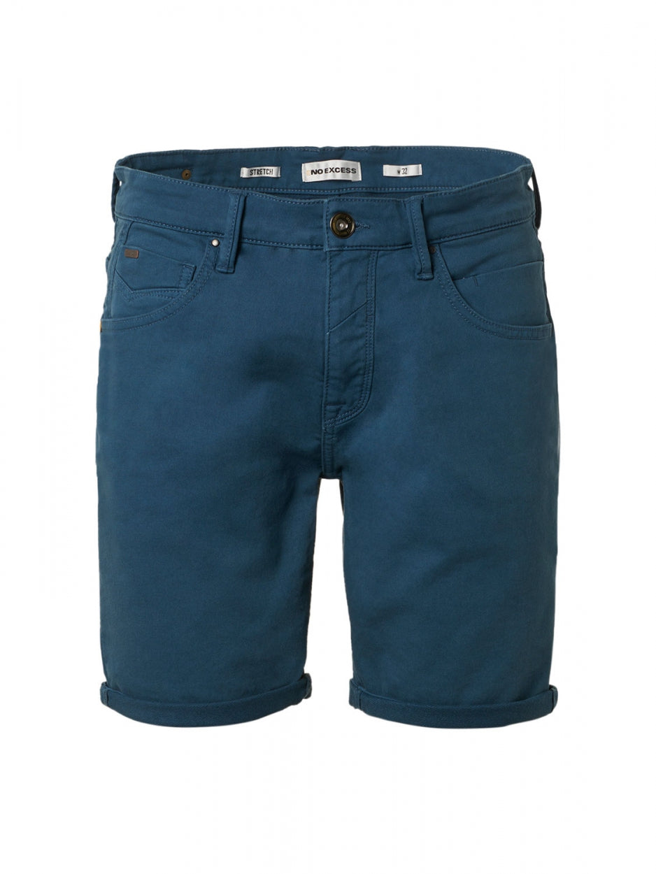 Short Coloured JOG Stretch | Carbon Blue