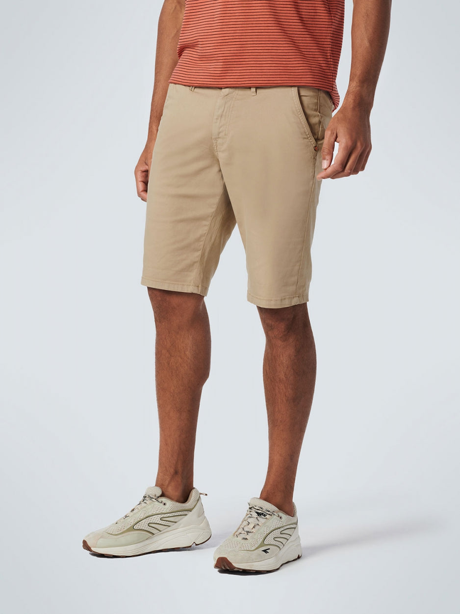 Short Chino Garment Dyed Twill Stretch | Sand