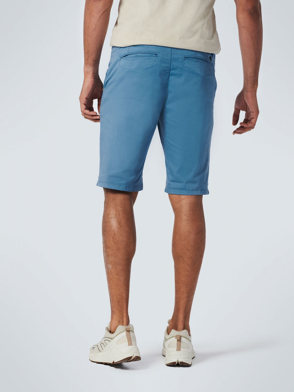 Short Chino Garment Dyed Twill Stretch | Blue