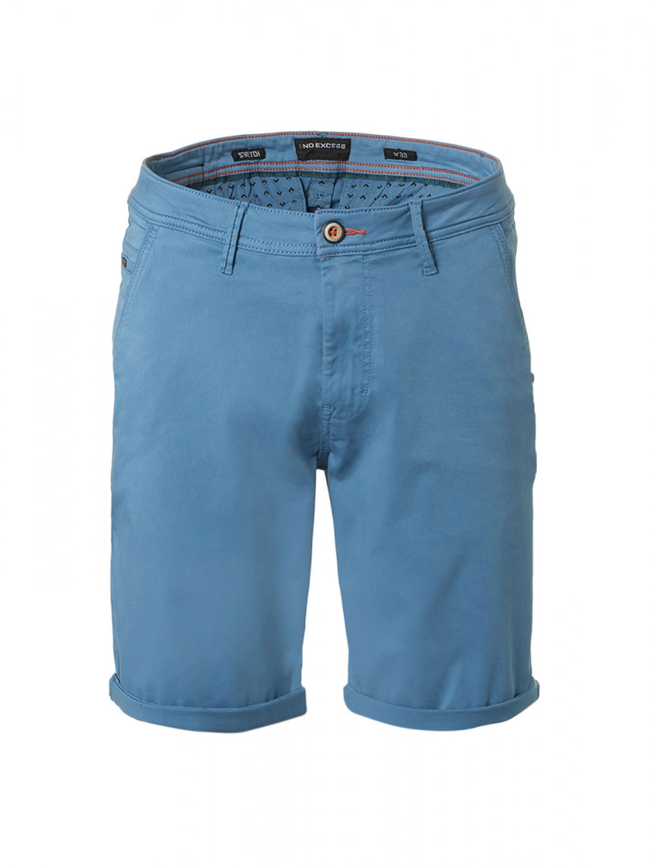 Short Chino Garment Dyed Twill Stretch | Blue