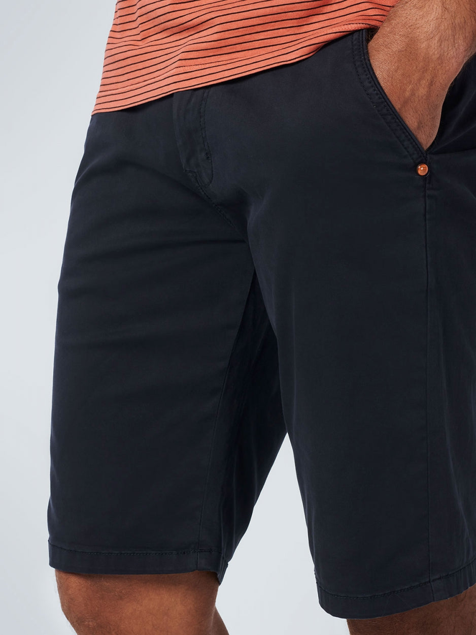 Short Chino Garment Dyed Twill Stretch | Night