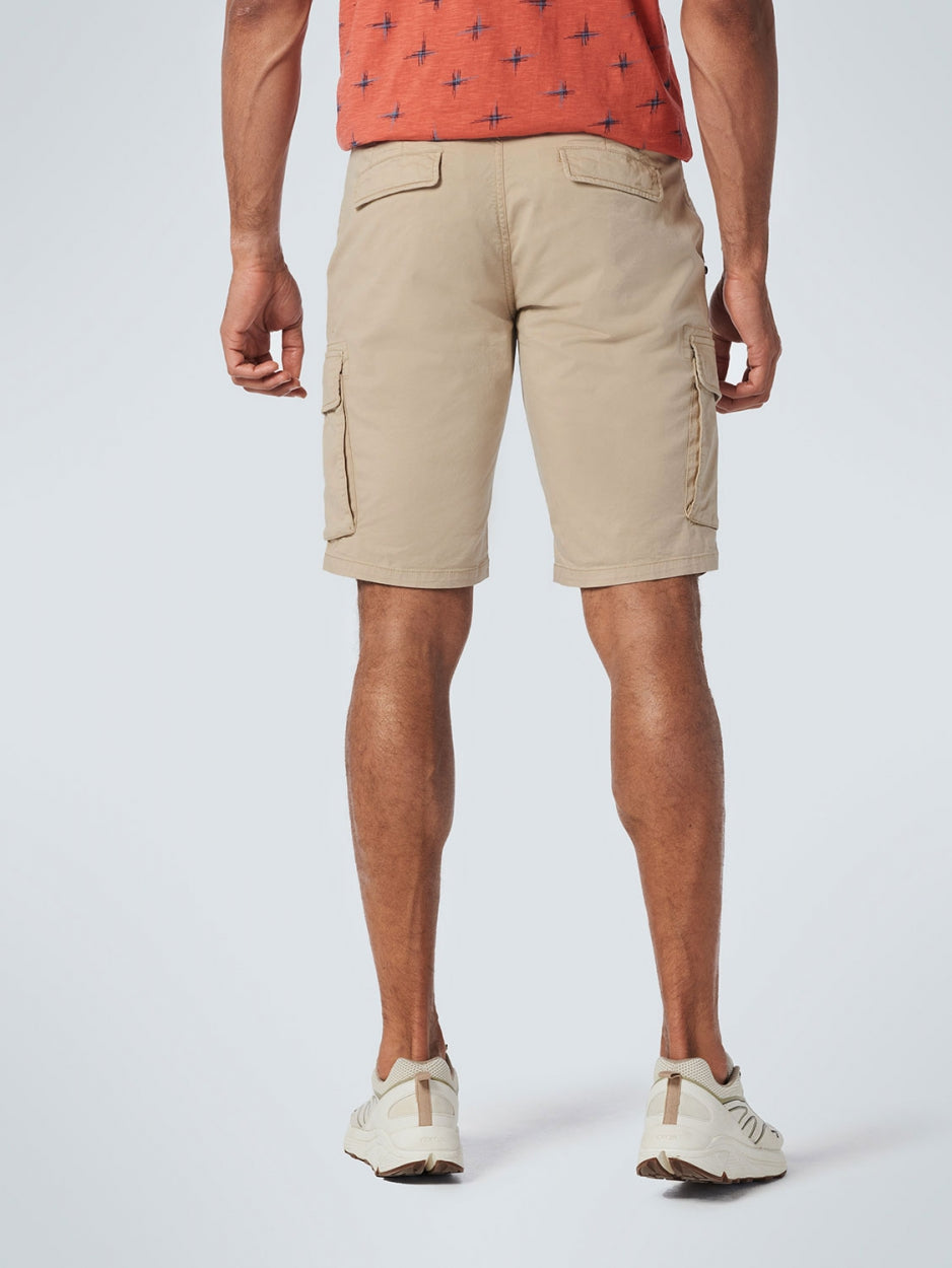 Short Cargo Garment Dyed + Stone Washed Stretch | Sand