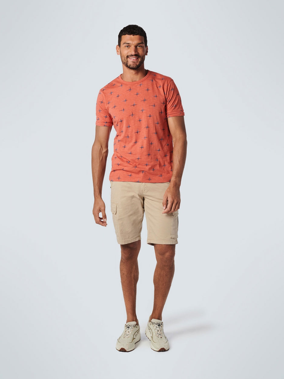 Short Cargo Garment Dyed + Stone Washed Stretch | Sand