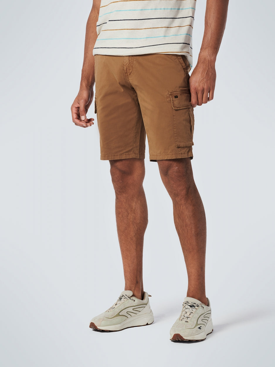 Short Cargo Garment Dyed + Stone Washed Stretch | Earth