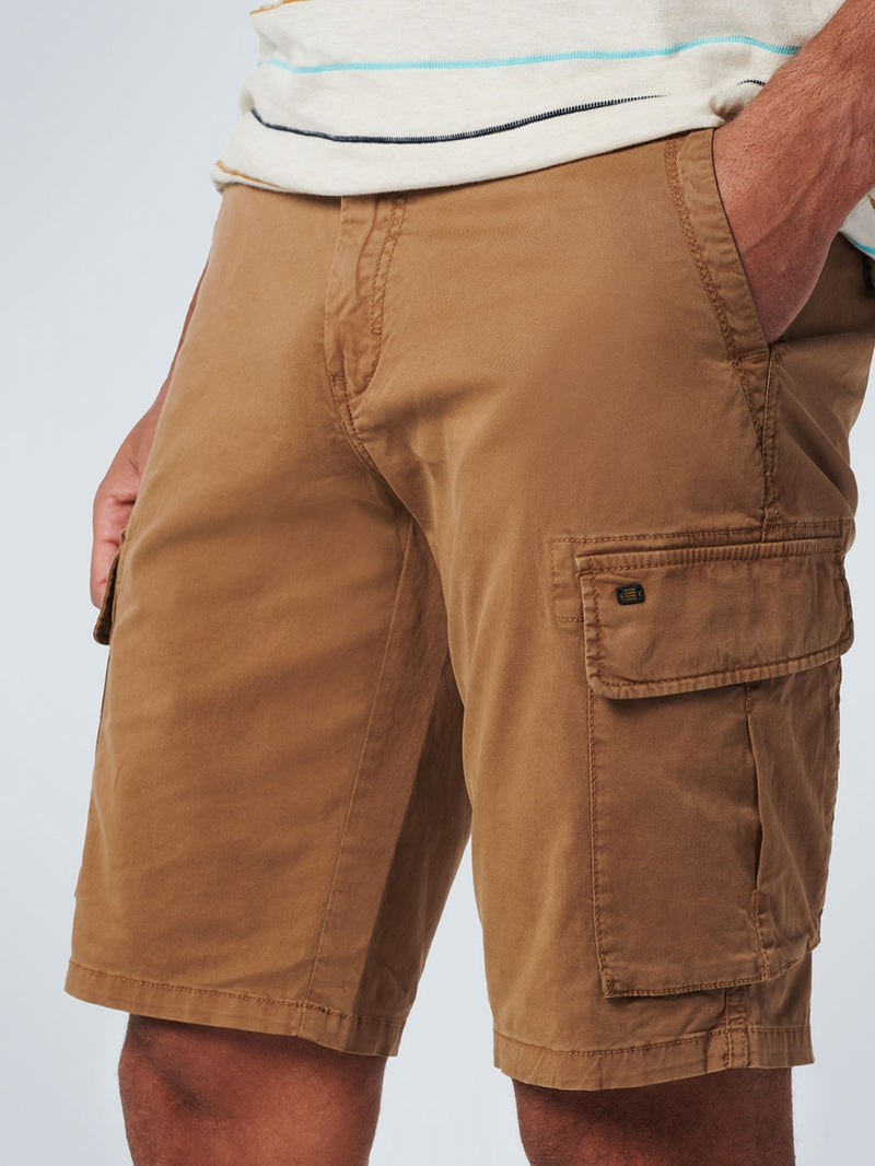 Short Cargo Garment Dyed + Stone Washed Stretch | Earth