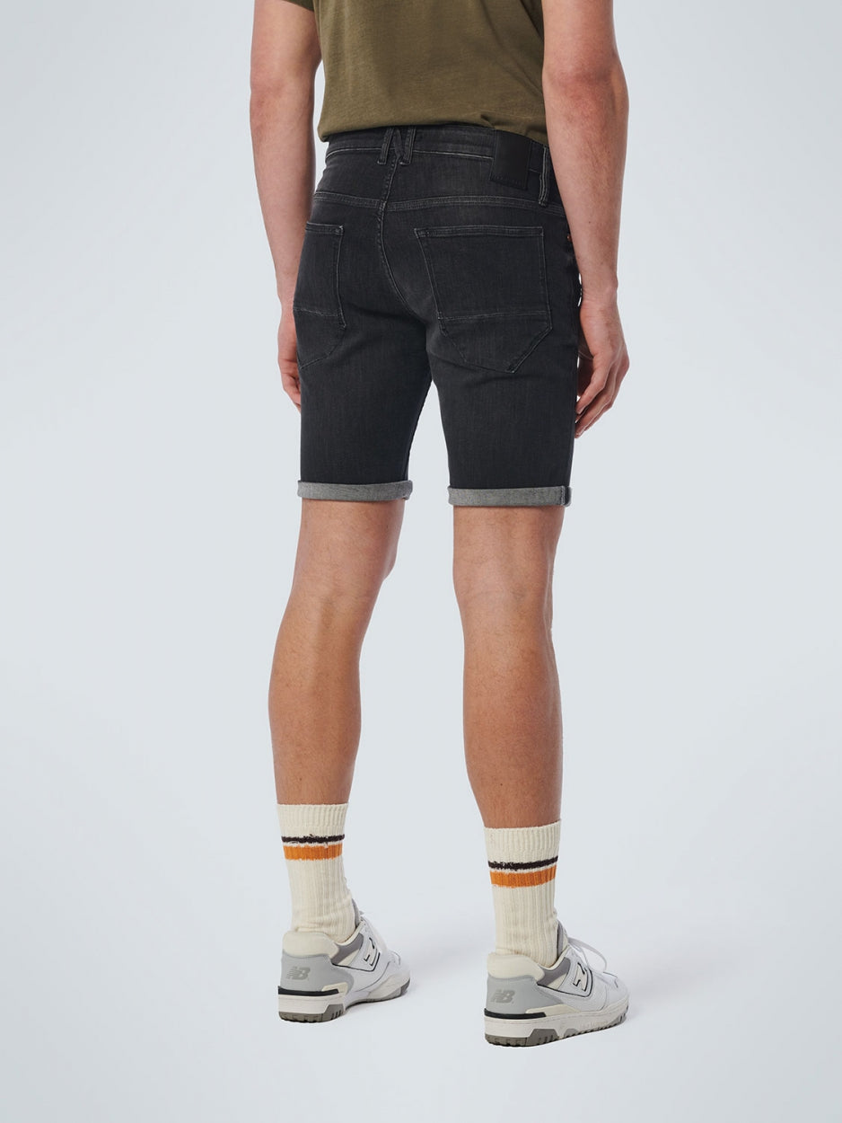 Short Denim Stretch | Black Denim