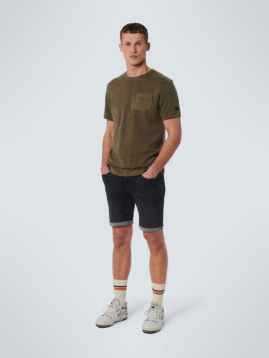 Short Denim Stretch | Black Denim