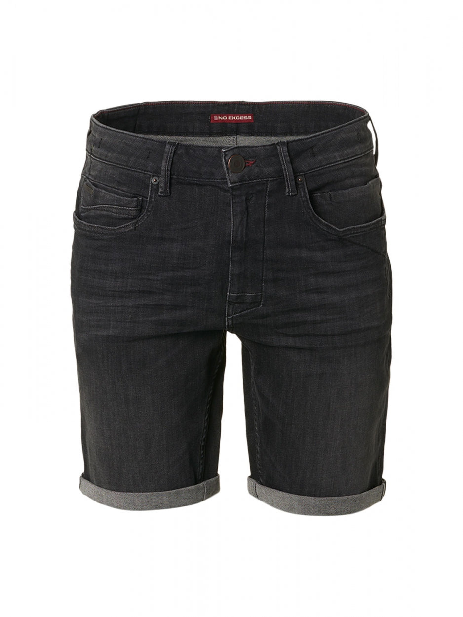 Short Denim Stretch | Black Denim