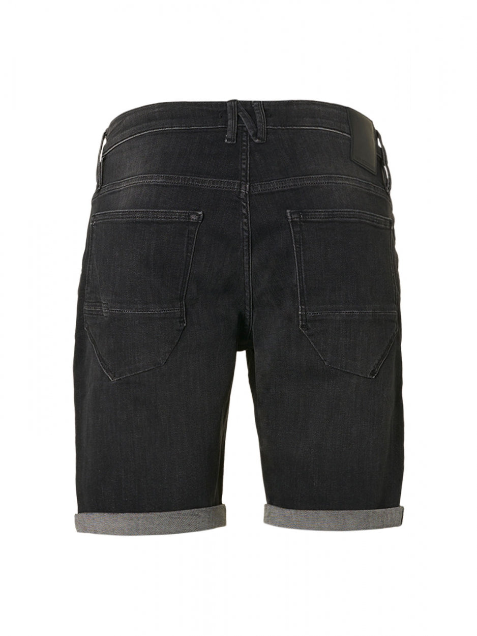 Short Denim Stretch | Black Denim