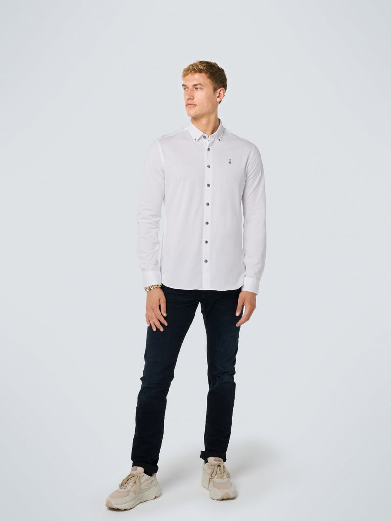 Shirt Jersey Pique Organic Cotton | White