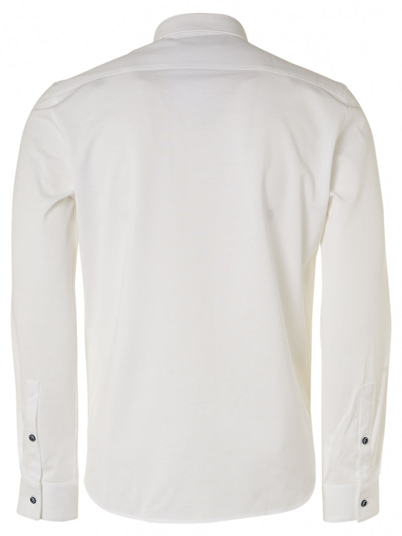 Shirt Jersey Pique Organic Cotton | White