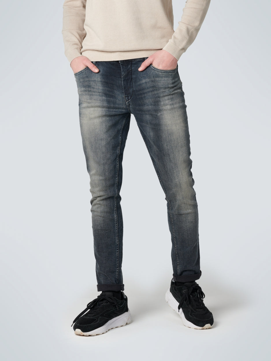 711 Slim Fit | Stretch | Grey Denim | Length 32